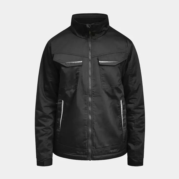 Jobman 1317 Vuorellinen työtakki, musta - Jobman Työvaatteet - 65131720-9900 - 1