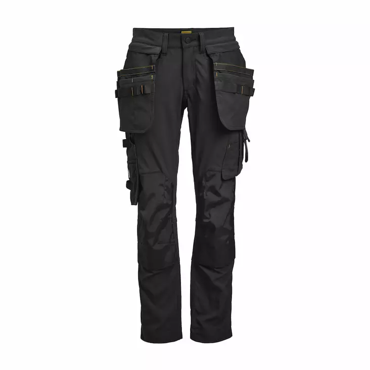 Jobman 2371 Naisten Riipputaskuhousut Stretch, musta - Jobman Työvaatteet - 65237170-9900 - 1