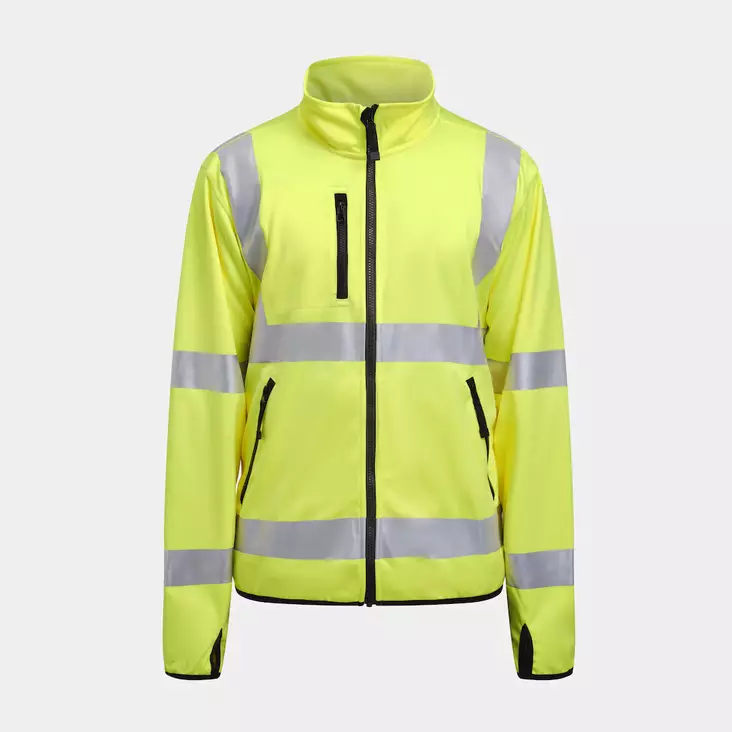 Jobman 5101 Kevyt Softshell-takki Hi-Vis, keltainen - Jobman Huomiotyövaatteet - 65510155-2100 - 1