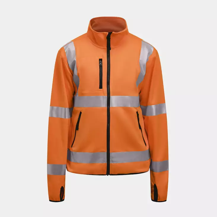 Jobman 5101 Kevyt Softshell-takki Hi-Vis, oranssi - Jobman Huomiotyövaatteet - 65510155-3100 - 1