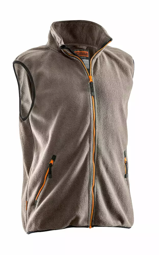 Jobman 7501 Fleeceliivi, khaki - Jobman Työvaatteet - 65750175-1400 - 1