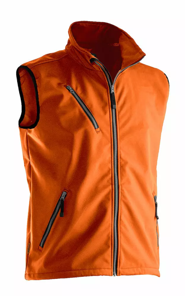 Jobman 7502 3-kerroksinen Softshell-liivi, oranssi - Jobman Työvaatteet - 65750271-3000 - 1