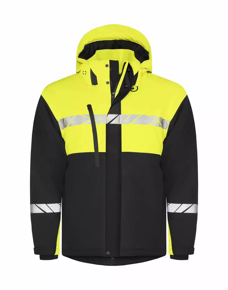 ProJob 7400 Softshell-takki, Black/Yellow - Projob Työtakit - 647400-9910 - 1