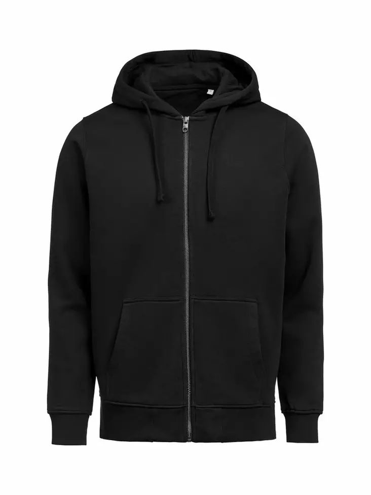 UM Full Zip Hoodie Regular Fit, Black - Kaikki Profiilivaatemerkit - 3450010-900 - 1