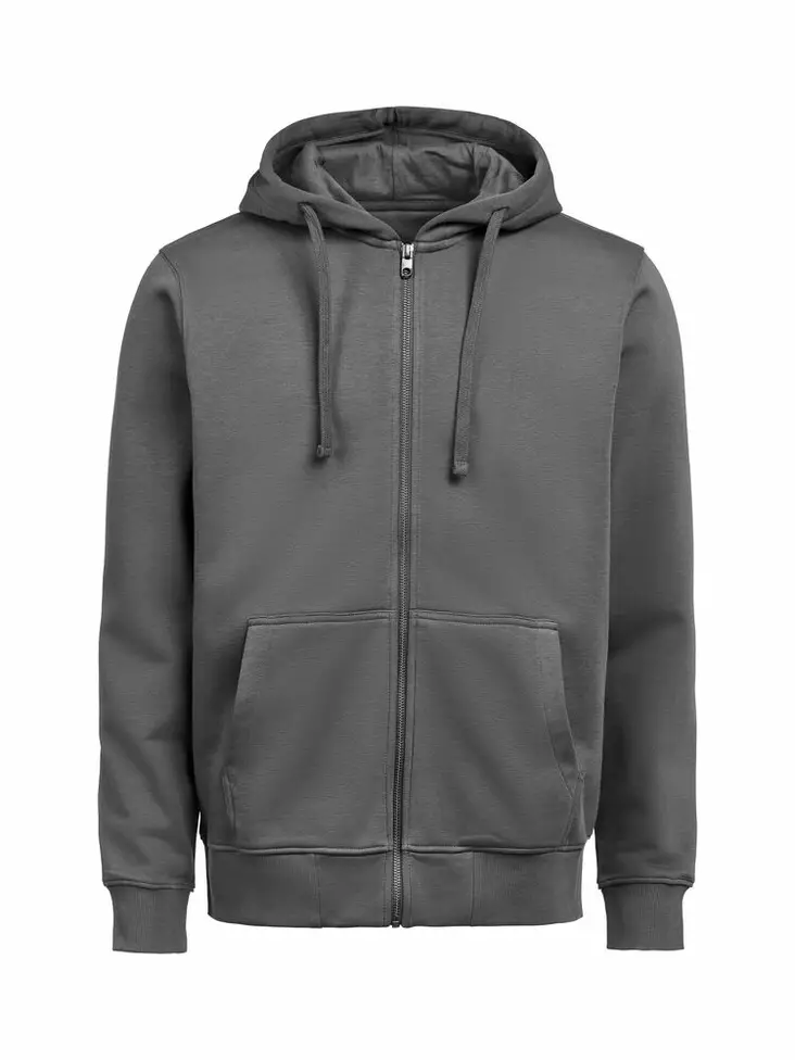 UM Full Zip Hoodie Regular Fit, Charcoal - Kaikki Profiilivaatemerkit - 3450010-940 - 1