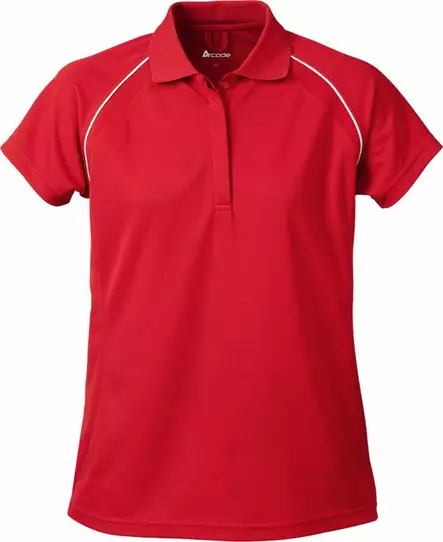 Naisten Cool dry -pikee CODE 1726, Punainen - Fristads Työpaidat - 110097-331 - 1