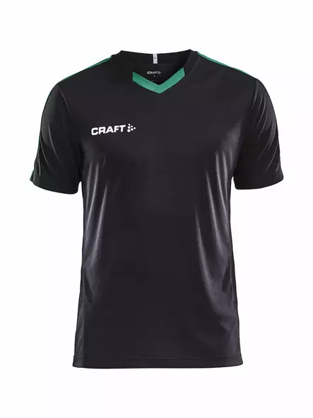 PROGRESS Jersey Contrast Men, BLACK/TEAM GREEN - Craft Vaatteet - 1905561-9651 - 1