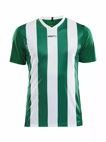 PROGRESS Jersey Stripe Men, TEAM GREEN/WHITE - Craft Vaatteet - 1905562-1651 - 1