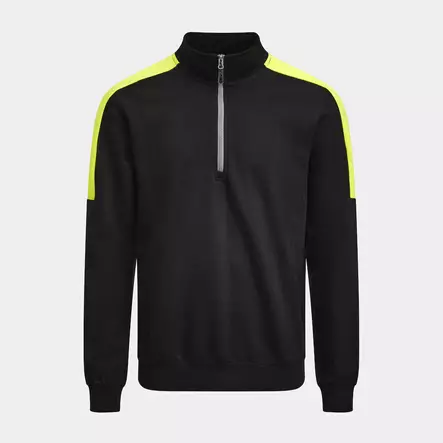 Jobman 5401 Collegepaita 1/2 vetoketjulla, musta/keltainen - Jobman Työvaatteet - 65540120-9921 - 1