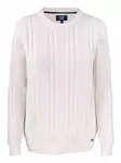 C&B Elliot Bay Sweater Ladies, Off white - Cutter & Buck Vaatteet - 355415-01 - 1