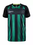 Craft Progress 2.0 Stripe Jersey JR, Black/Team Green - Urheiluvaatteet - 1910177-999651 - 1