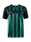 Craft Progress 2.0 Stripe Jersey M, Black/Team Green - Urheiluvaatteet - 1910175-999651 - 1