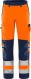 Fristads Green HV housut LK2 2651 GPLU, Hi-Vis Orange/Navy - Fristads Huomiohousut - 131982-271 - 1