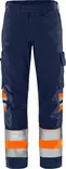Fristads HV Green housut LK1 2649 GPLU, Hi-Vis Orange/Navy - Fristads Huomiohousut - 134238-271 - 1