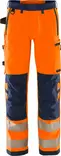 Fristads HV Green stretch housut LK2 2645 GSTP, Hi-Vis Orange/Navy - Fristads Huomiohousut - 134189-271 - 1