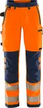 Fristads HV Green stretch housut naisten LK2 2665 GSTP, Hi-Vis Orange/Navy - Fristads Huomiohousut - 134241-271 - 1