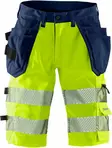 Fristads HV stretch shortsit LK1 2509 PLU, Keltainen/T.Sininen - Fristads Huomioshortsit - 131153-171 - 1