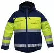 Leijona Talvitakki HiVis FR 1.0, Keltainen/T.Sininen - Kaikki Palosuojatut työvaatemerkit - 116864-171 - 1