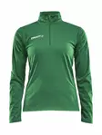 PROGRESS Halfzip LS Tee WMN, Team Green/White - Craft Vaatteet - 1905625-1651 - 1