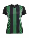 PROGRESS Jersey Stripe WMN, Black/Team Green - Craft Vaatteet - 1905568-9651 - 1
