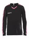Progress Jersey Contrast LS Jr, Black/Pop - Craft Vaatteet - 1906889-9471 - 1