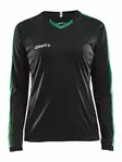 Progress Jersey Contrast LS W, Black/Team Green - Craft Vaatteet - 1906888-9651 - 1