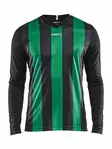 Progress Jersey Stripe LS M, Black/Team Green - Craft Vaatteet - 1906890-9651 - 1
