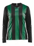 Progress Jersey Stripe LS W, Black/Team Green - Craft Vaatteet - 1906891-9651 - 1
