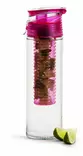 Sagaform Fresh lukollinen juomapullo hedelmäpatruunalla, kirkas/pinkki - Koti ja Keittiö - 5017751 - 1