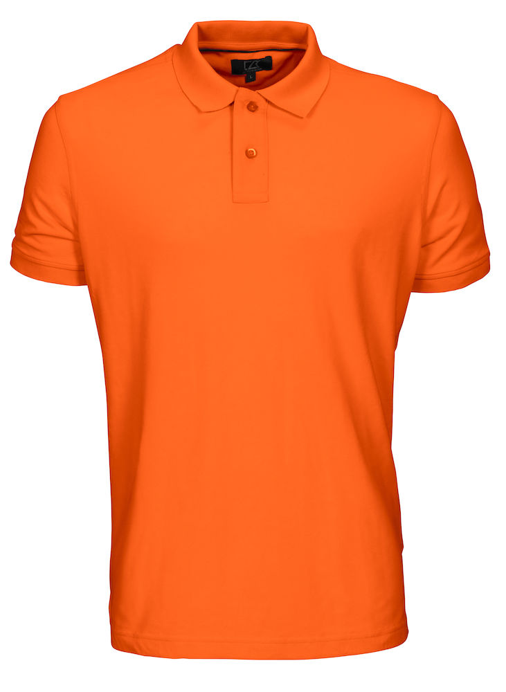 C&B Rimrock Cotton Polo Men´s, Neon Orange - Cutter & Buck Vaatteet - 354410-171 - 1