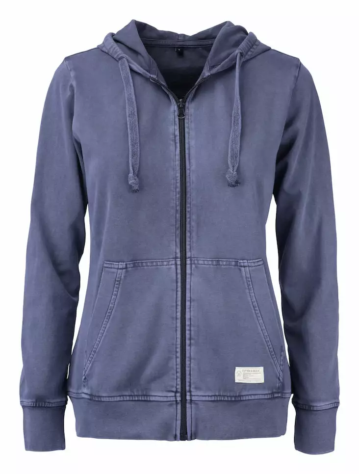 C&B Thorp Denim Hood FZ Ladies, Denim Blue - Cutter & Buck Vaatteet - 358409-581 - 1