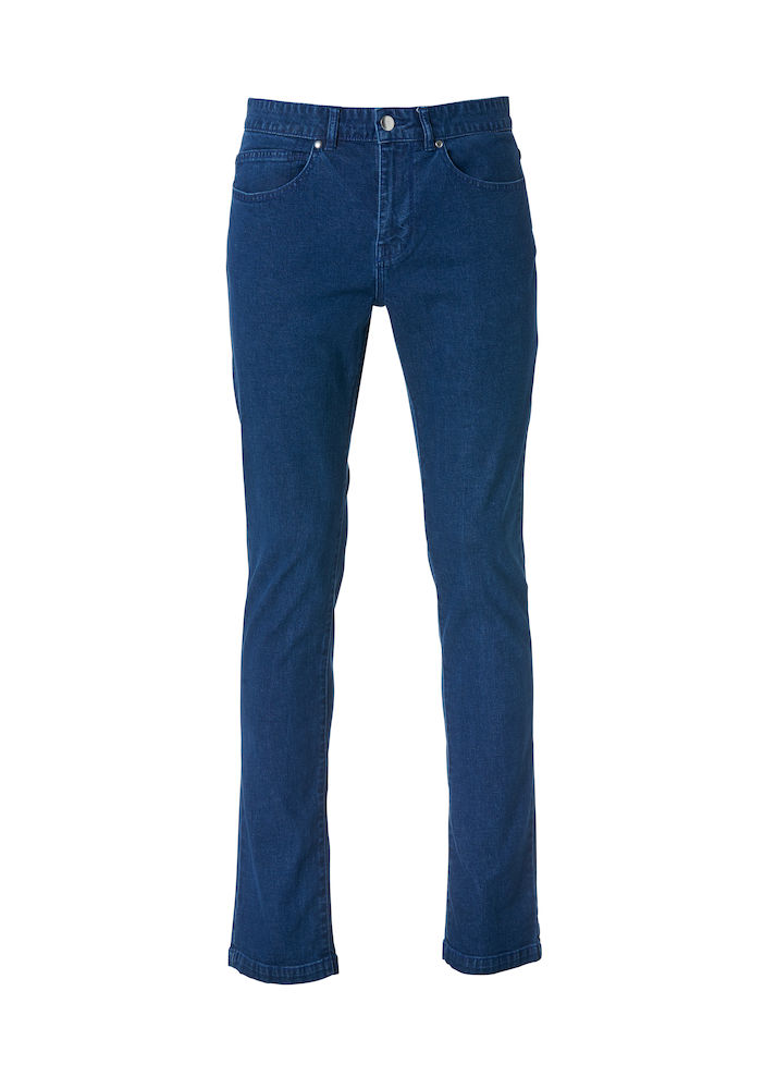 Clique 5-Pocket Stretch Denim, tumman sininen - Clique Vaatteet - 022044-581 - 1