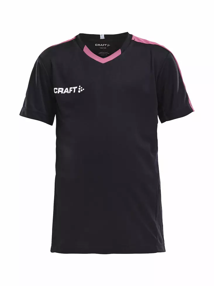 Craft PROGRESS Jersey Contrast JR, BLACK/POP - Craft Vaatteet - 1905583-9471 - 1