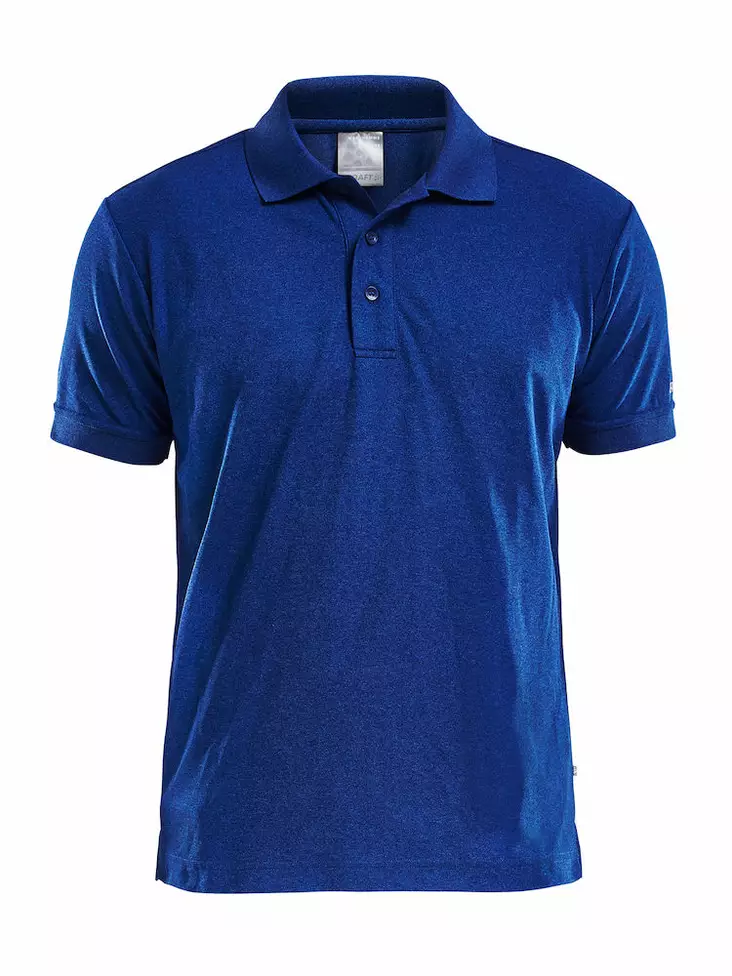 Craft Polo Shirt Pique Classic M, Deep Melange - Craft Vaatteet - 192466-1381 - 1