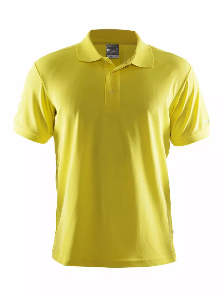 Craft Polo Shirt Pique Classic M, Yellow - Craft Vaatteet - 192466-1551 - 1
