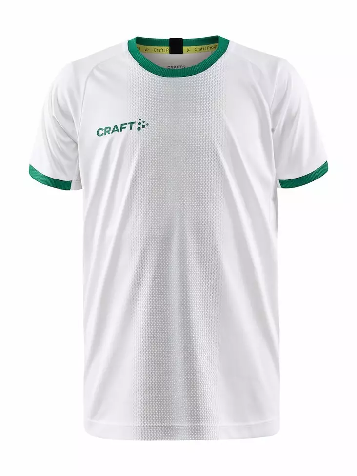 Craft Progress 2.0 Graphic Jersey JR, White/Team Green - Urheiluvaatteet - 1910180-900651 - 1