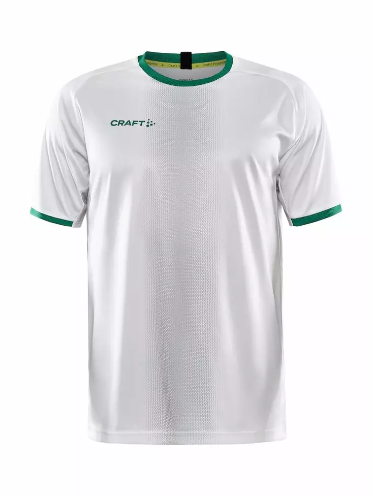 Craft Progress 2.0 Graphic Jersey M, White/Team Green - Urheiluvaatteet - 1910178-900651 - 1