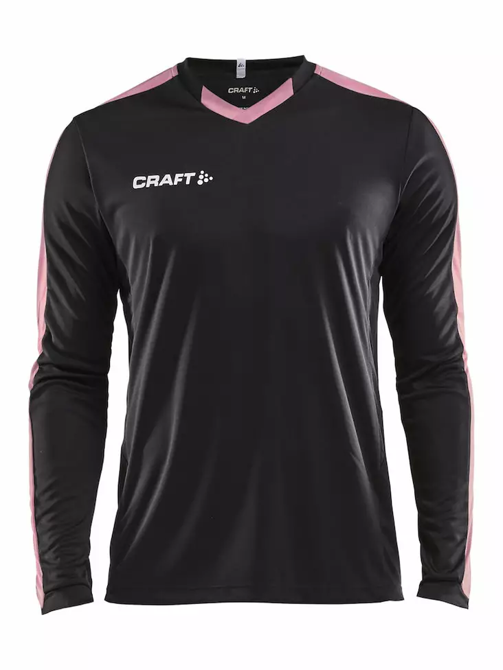 Craft Progress Jersey Contrast LS M, Black/Pop - Craft Vaatteet - 1906887-9471 - 1