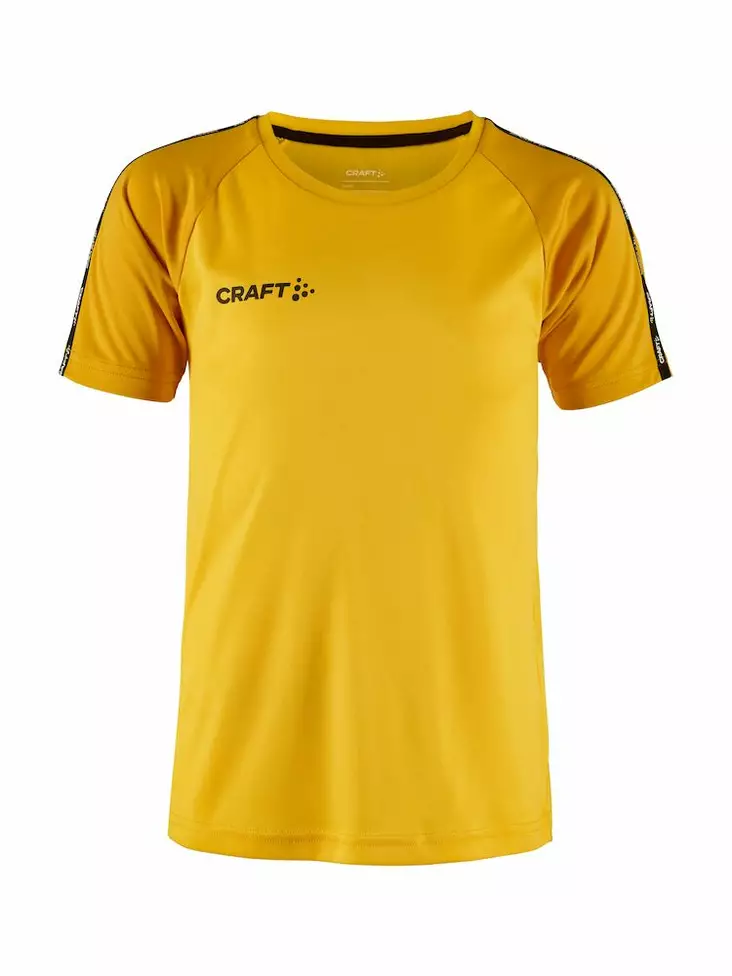 Craft Squad 2.0 Contrast Jersey Jr, Yellow/golde - Craft Vaatteet - 1912727-552511 - 1