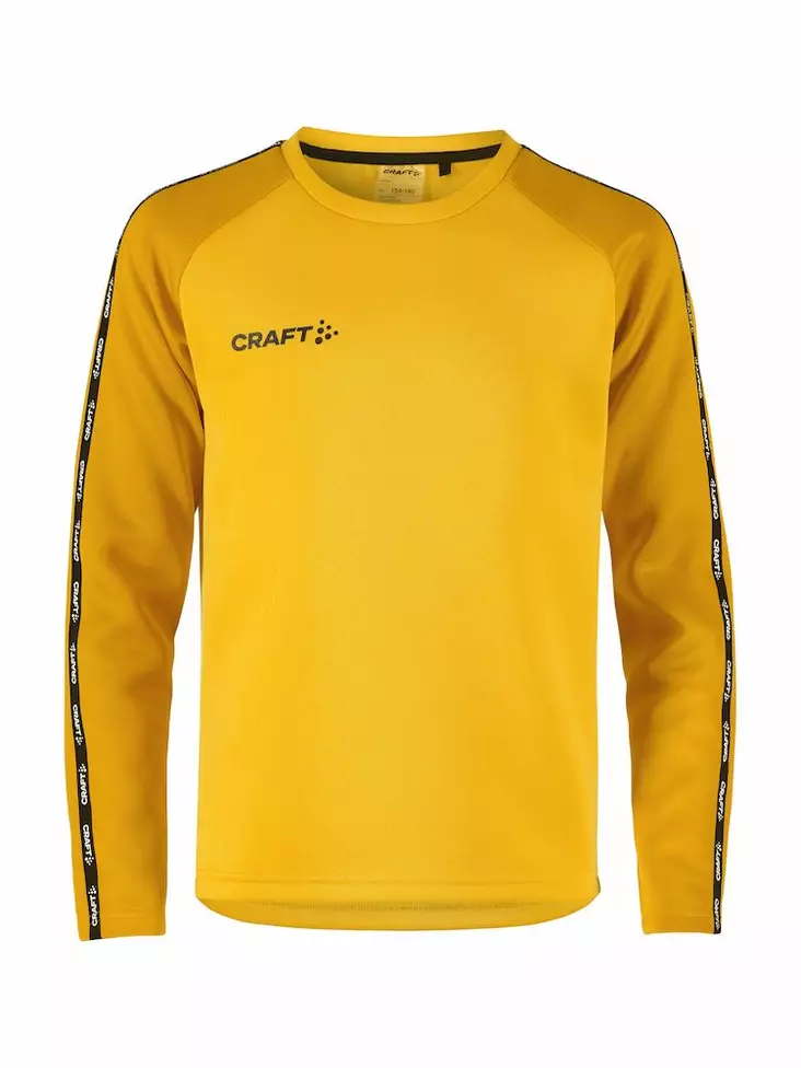 Craft Squad 2.0 Crewneck Jr, Yellow/golden - Craft Vaatteet - 1912736-552511 - 1