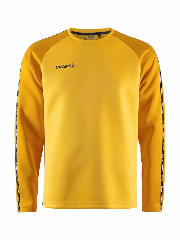 Craft Squad 2.0 Crewneck M, Yellow/golden - Craft Vaatteet - 1912734-552511 - 1