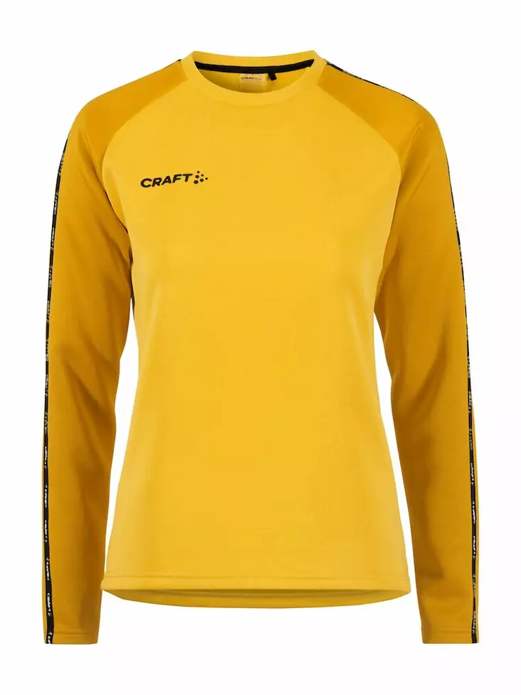 Craft Squad 2.0 Crewneck W, Yellow/golden - Craft Vaatteet - 1912735-552511 - 1