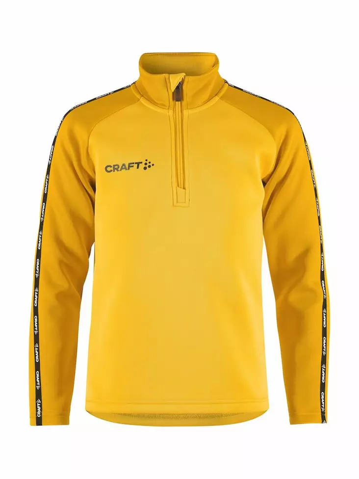 Craft Squad 2.0 Half Zip Jr, Yellow/golden - Craft Vaatteet - 1912733-552511 - 1