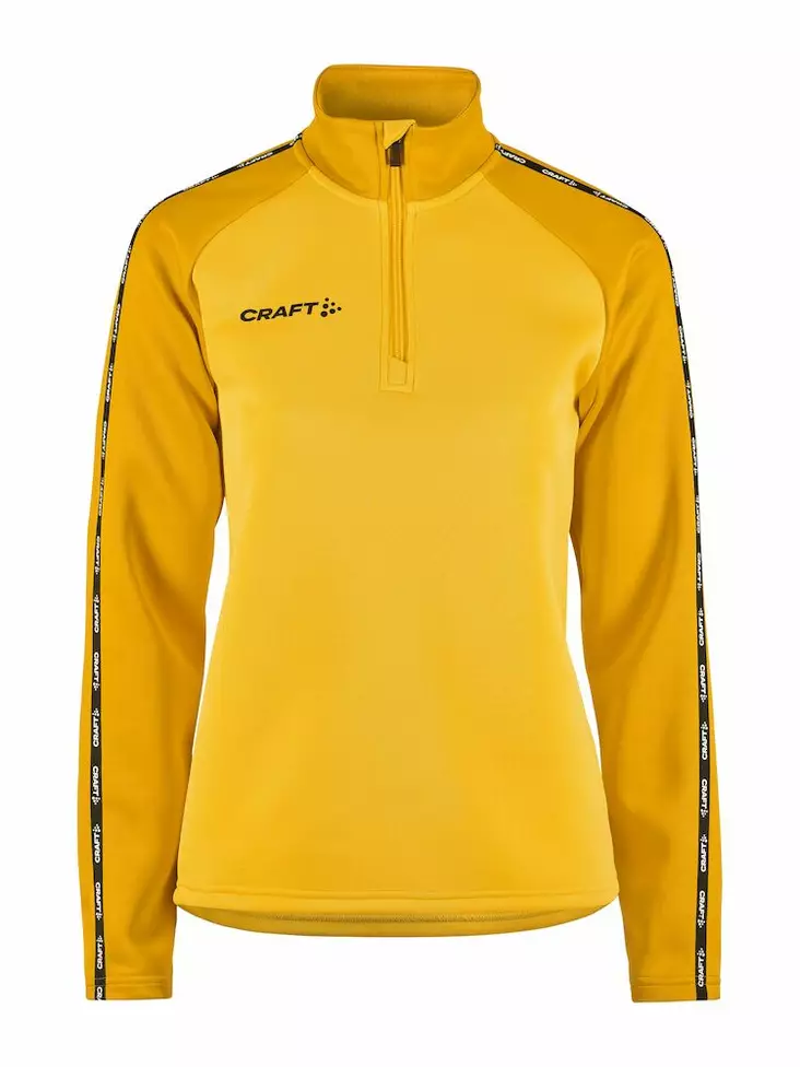 Craft Squad 2.0 Half Zip W, Yellow/golden - Craft Vaatteet - 1912732-552511 - 1