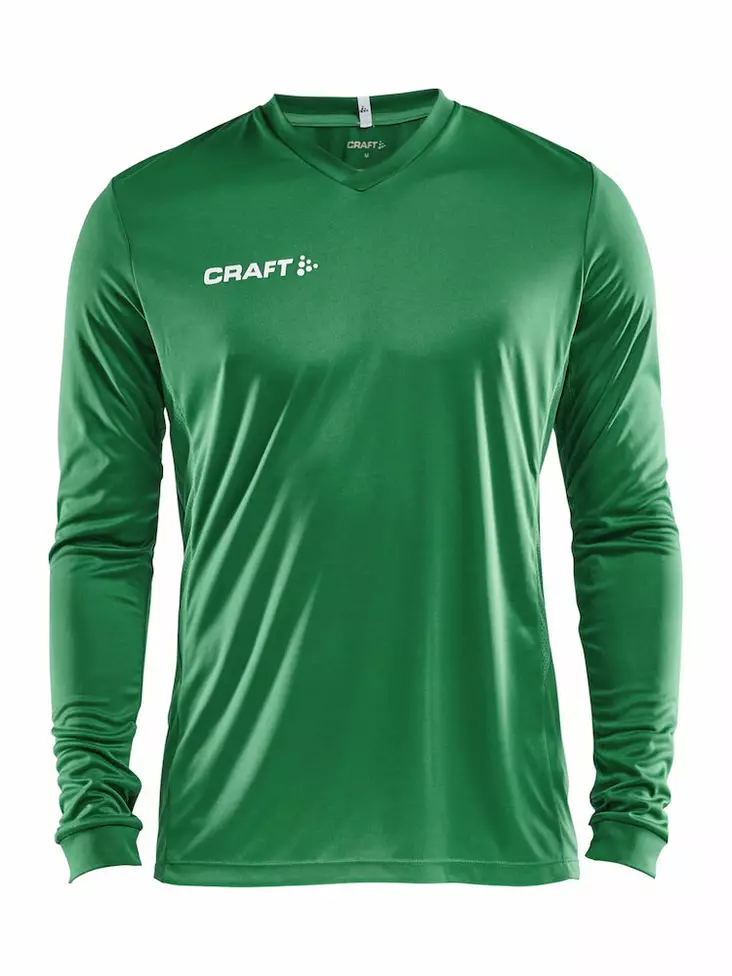 Craft Squad Jersey Solid LS M, Team Green - Craft Vaatteet - 1906884-1651 - 1