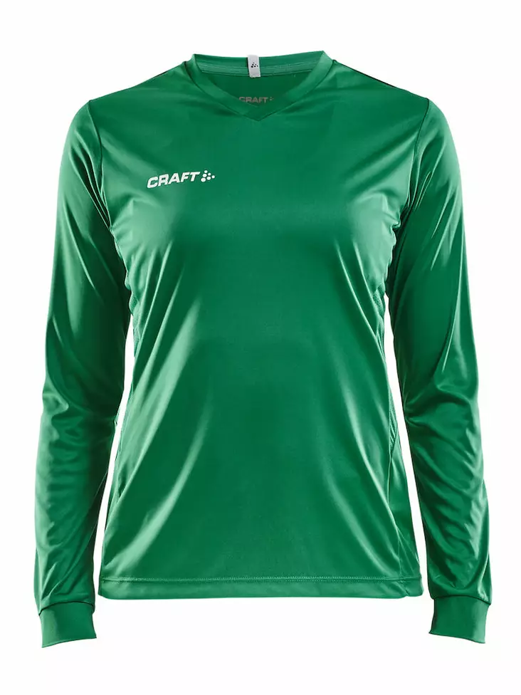 Craft Squad Jersey Solid LS W, Team Green - Craft Vaatteet - 1906885-1651 - 1