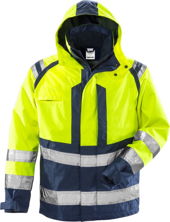 Fristads HV Airtech® kuoritakki LK3, 4153 MPVX, Keltainen/T.Sininen - Fristads Huomiotakit - 100995-171 - 1