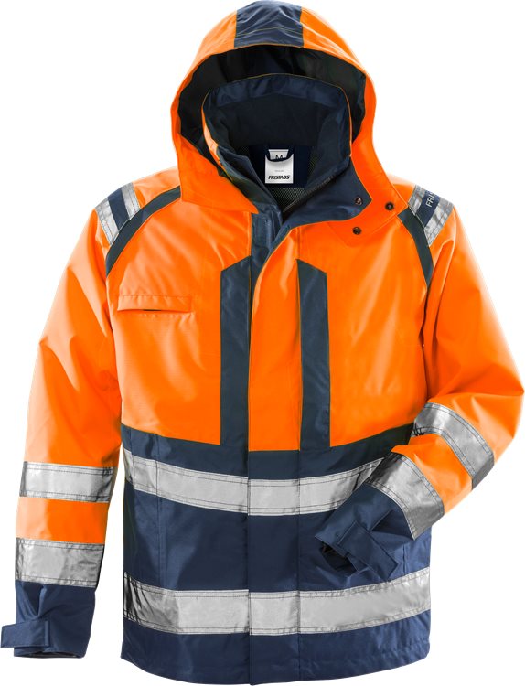 Fristads HV Airtech® kuoritakki LK3, 4153 MPVX, Oranssi/T.Sininen - Fristads Huomiotakit - 100995-271 - 1