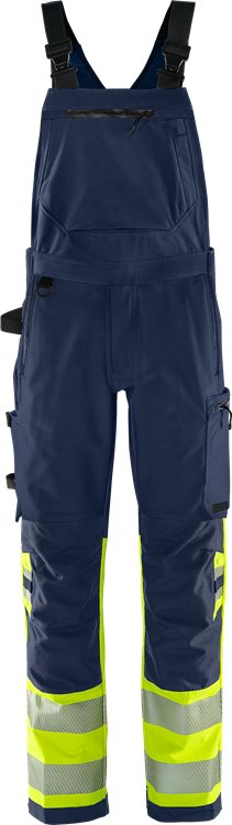 Fristads HV Green stretch avosuoja LK1 1032 GSTP, Hi-Vis Yellow/Navy - Fristads Huomioavosuojat - 134244-171 - 1