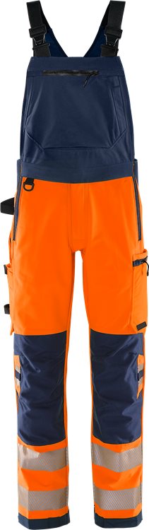 Fristads HV Green stretch avosuoja LK2 1031 GSTP, Hi-Vis Orange/Navy - Fristads Huomioavosuojat - 134190-271 - 1